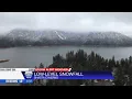 Snow sticks in Shasta Lake City Lakehead communities after winter storm overnight