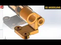 SolidWorks Support Bracket Design Easy 3D Modeling Tutorial