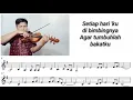 Download Lagu [Free Sheet] Terima Kasihku Guruku - Violin Cover