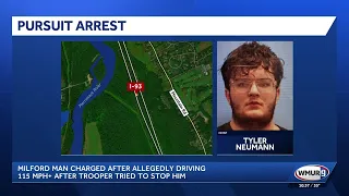 Man arrested after pursuit on Interstate 93 in Concord state police say