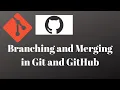 Git and GitHub Tutorial 4 - How to do branching and merging in Git and GitHub Git Merge