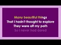 Into the Woods - I Know Things Now (karaoke)