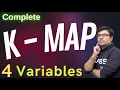 K Map 4 Variables one shot Covers 4 variable k map questions k map simplification