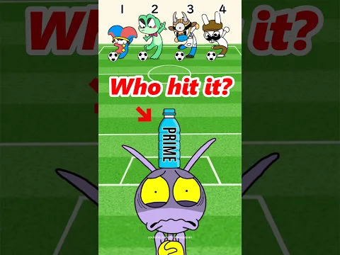 Who hit the target?🤔1.2.3 or 4? TADC vs Animal Hospital Shoot Challenge #interactivegame #challenge