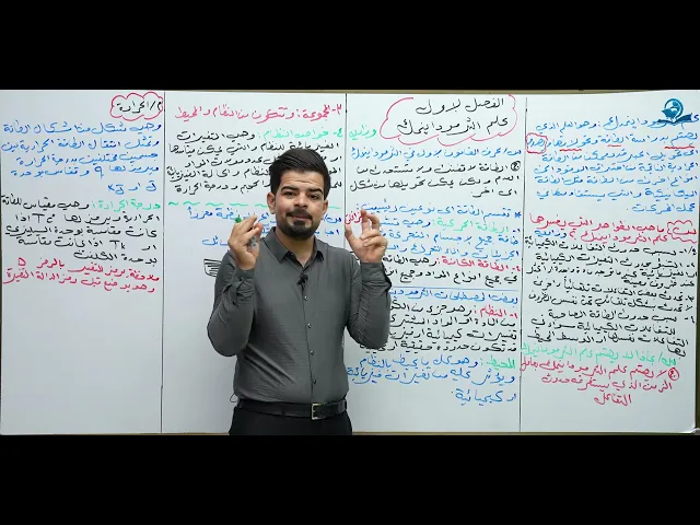 ⁣كيمياء السادس العلمي / الفصل الاول / المحاضرة (1)  بعض المصطلحات الثرموديناميكية و الحرارة