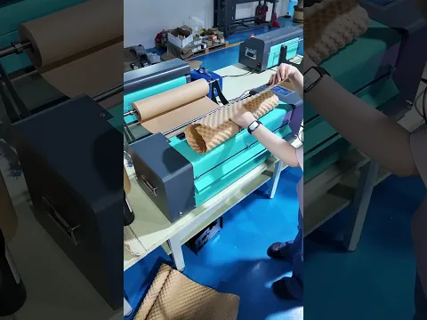Machine à bulles en papier, équipement d'emballage écologique pour aider les entreprises à réduire le plastique