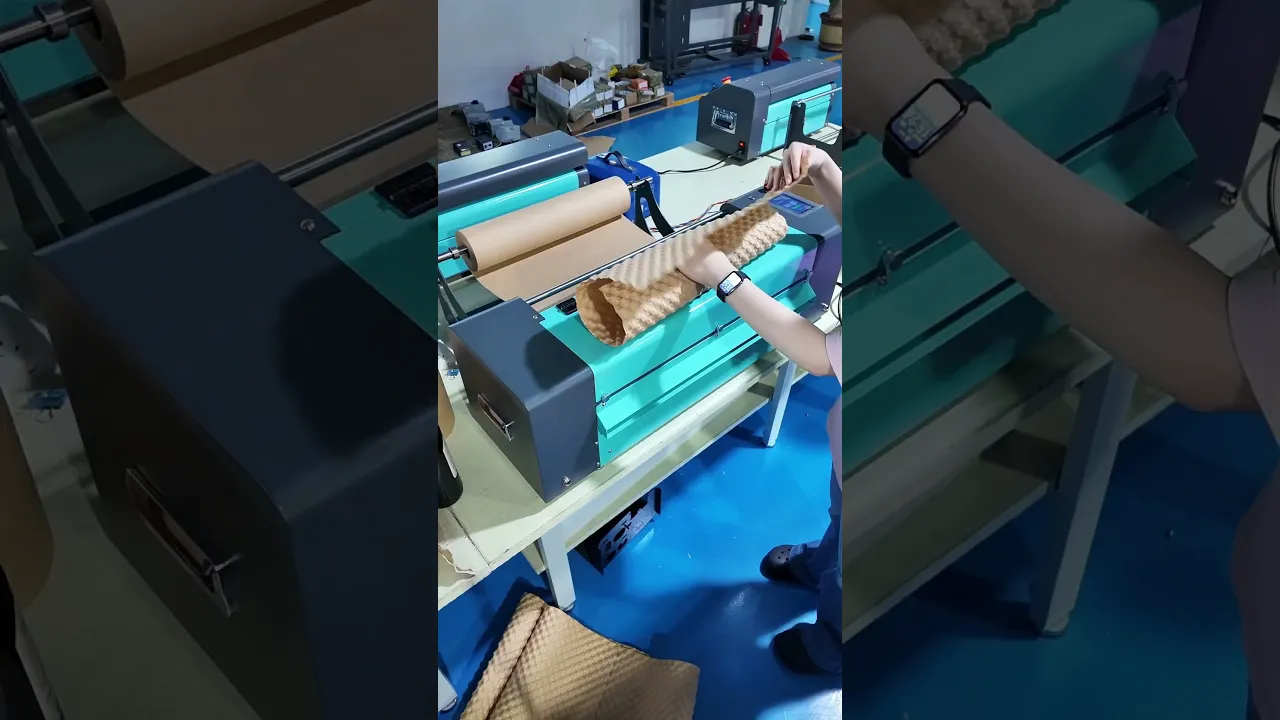 Paper Bubble Machine, Green Packaging Equipment to Help Enterprises Achieve Plastic Reduction