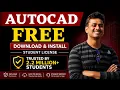How to Download AutoCAD FREE Student License Step by Step