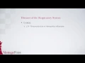 ICD 10 CM Diseases of the Respiratory System