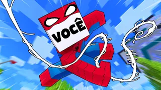 VOCÊ é o HOMEM ARANHA no Minecraft