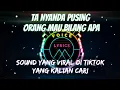 Download Lagu Ta Nyanda Pusing Orang Mau Bilang Apa || Sound Viral Di Tiktok Yang Kalian Cari