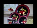 16 Piece Midnight Apple Dinnerware Set DW706987