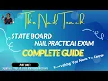 NY STATE BOARD NAIL PRACTICAL EXAM GUIDE Part Mani Sections Full Demo