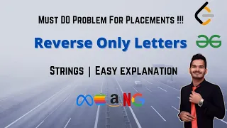 Reverse Only Letters Leetcode 917 DSA Strings Easy Understanding