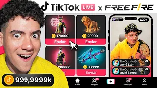 DONANDO A STREAMERS DE FREE FIRE SIN ESPECTADORES !! - TheDonato