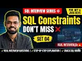 Part 4 SQL Constraints SQL Interview Preparation Series 2026 NET Java Full Stack Devs