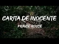Prince Royce - Carita De Inocente (Lyrics / Letra)