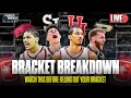 March Madness Full Bracket Breakdown LIVE Real-time advice expert picks for every game