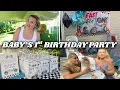 Download Lagu Race Car Themed 1st Birthday 🎉 Party Prep, Decorating + Celebration Vlog