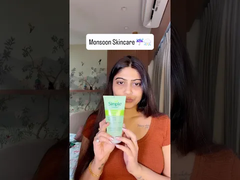 My monsoon, glowing skin care routine ☔️⛈️ #skincare ￼