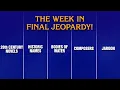 A Week in Final Jeopardy - JEOPARDY