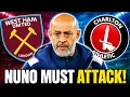 Is The Pressure On Nuno Already West Ham vs Charlton
