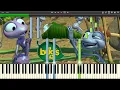 Randy Newman - A Bug's Life Suite - Synthesia Piano Solo Tutorial