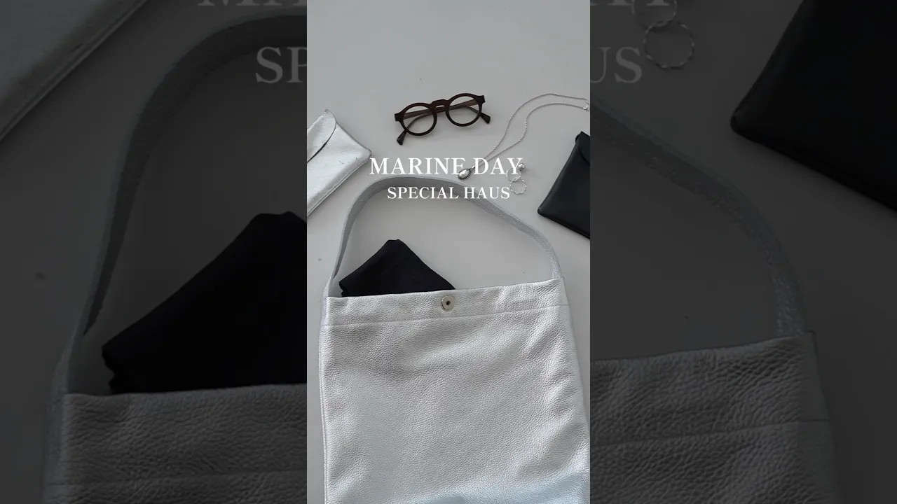 MARINE DAY カウレザーショルダーバッグ SPECIAL HAUS