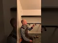 Fixing a sloping floating shelf