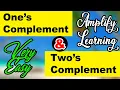 1 s Complement and 2 s Complement Very easy Binary Numbers Chapter 1 - Computer Class 11 ISC