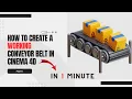 How to create a conveyor belt in Cinema 4D