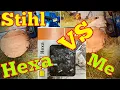 Stihl Hexa VS ME Can I sharpen Better Than The Fastest Brand New Chainsaw Chains