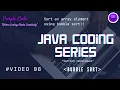 Sorting array using Bubble Sort 08 PurpleCode404