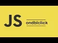 JavaScript How to use Onclick OnDoubleClick