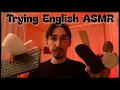 I Try to Speak English Tapping ASMR