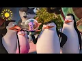 Dave is Defeated Shrunken and Trapped in a Snow Globe Full Scene Penguins of Madagascar