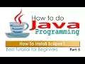 how to download install and use eclipse in part-3