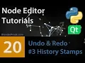 Node Editor Tutorial 20 Undo Redo - History Stamps