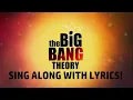 The Big Bang Theory theme song - on screen