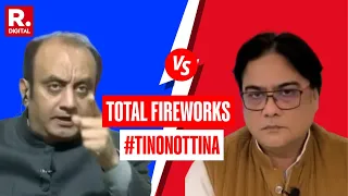 sps faizan kidwai and sudhanshu trivedi clash over important issues debate with arnab