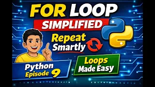 Learn Python For Loop Step by Step Python Series Episode 9 TAMIL
