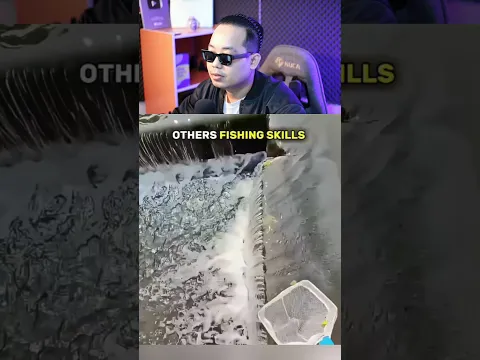 Teknik menangkap ikan profesional #shorts