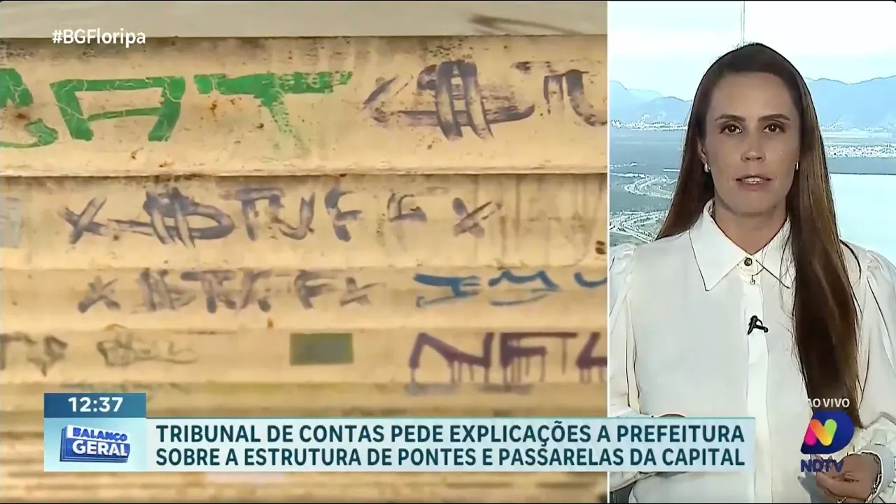 Tribunal de Contas cobra Prefeitura por estruturas de pontes e passarelas em alerta de colapso