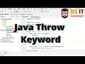 Java Throw Keyword Exception Handling in Sinhala
