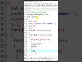 Print V alphabet pattern - C Program Tutorial 22 C pattern code