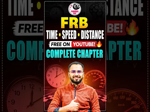 Best TIME and DISTANCE Video for SSC