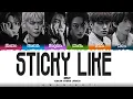 RIIZE 'Sticky Like' Lyrics (라이즈 Sticky Like 가사) (Color Coded Lyrics)