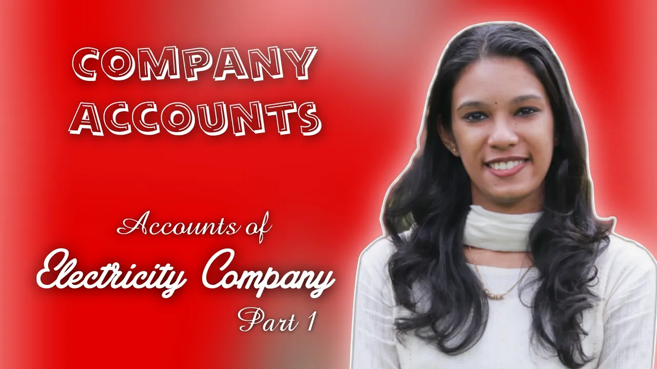 Accounts of Electricity Company || Company Accounts
