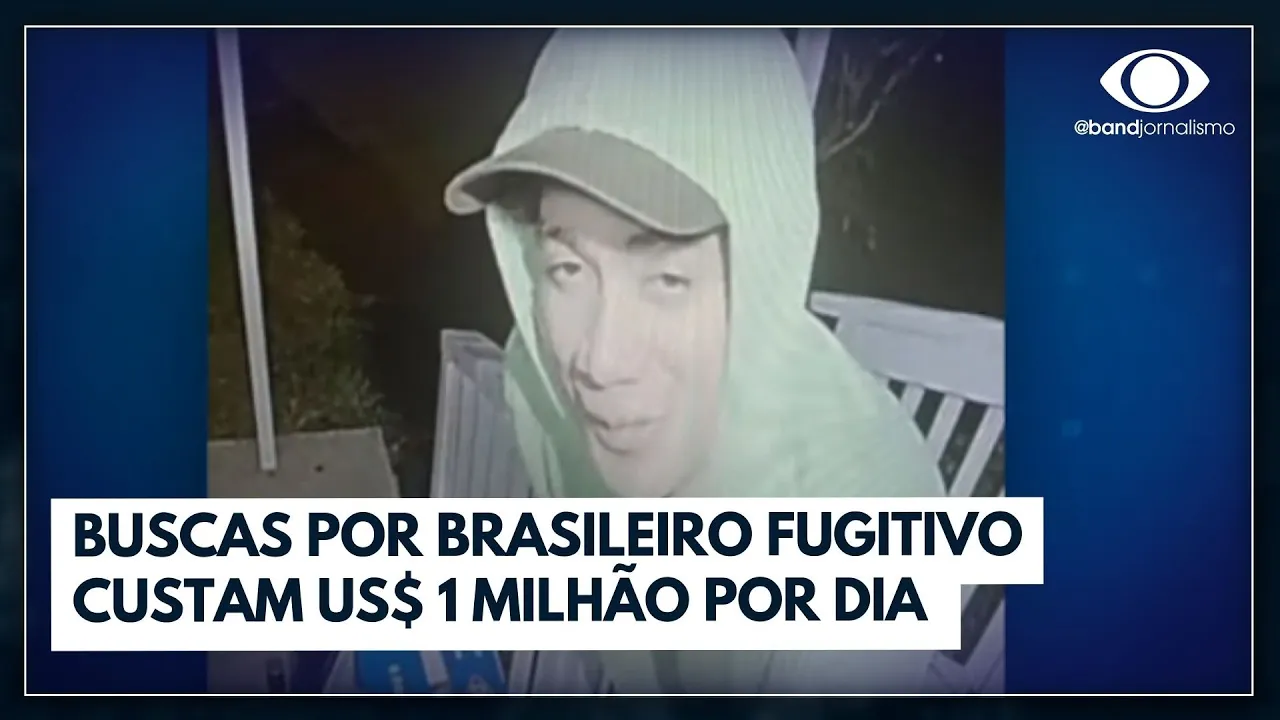 Buscas por brasileiro fugitivo geram custo milionário no Estados Unidos | Jornal da Band