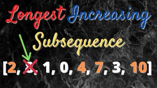 Longest Increasing Subsequence Dynamic Programming